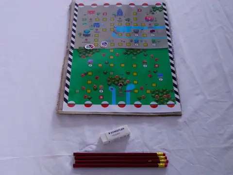 Jeu de plateau Pokémon fait main